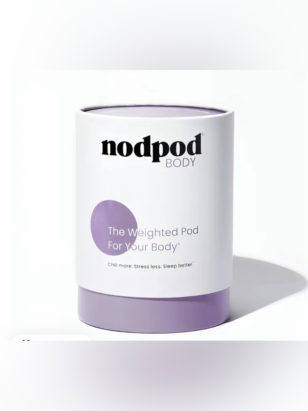 nodpod Weighted Body Pod Lavender New New with tag